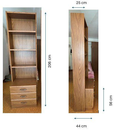 Letti: Klappbett Murphy bed 190x180 mit 2x Nachttisch inkl Matrazen – Usato da Obermumpf venduto da roclex 7