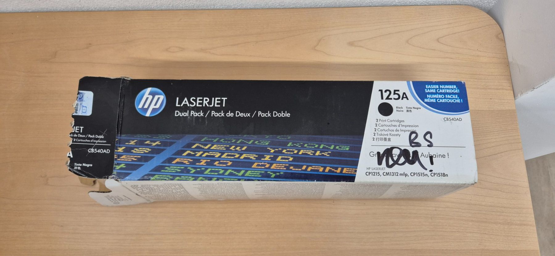 Hewlett Packard Cartucce per stampanti & toner: HP Laserjet 125A CB540AD Black – Nuovo (secondo la descrizione) da Elgg venduto da computerbrocki