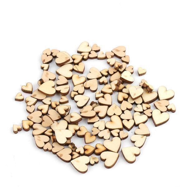 Holzartikel: 200 HOLZ HERZEN - BASTELN - DEKORATION – Neu und originalverpackt aus Kriens von swissgadget 1