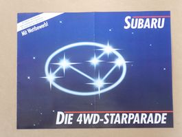 Subaru Die 4WD-Starparade - Schweizer Prospekt - P1387