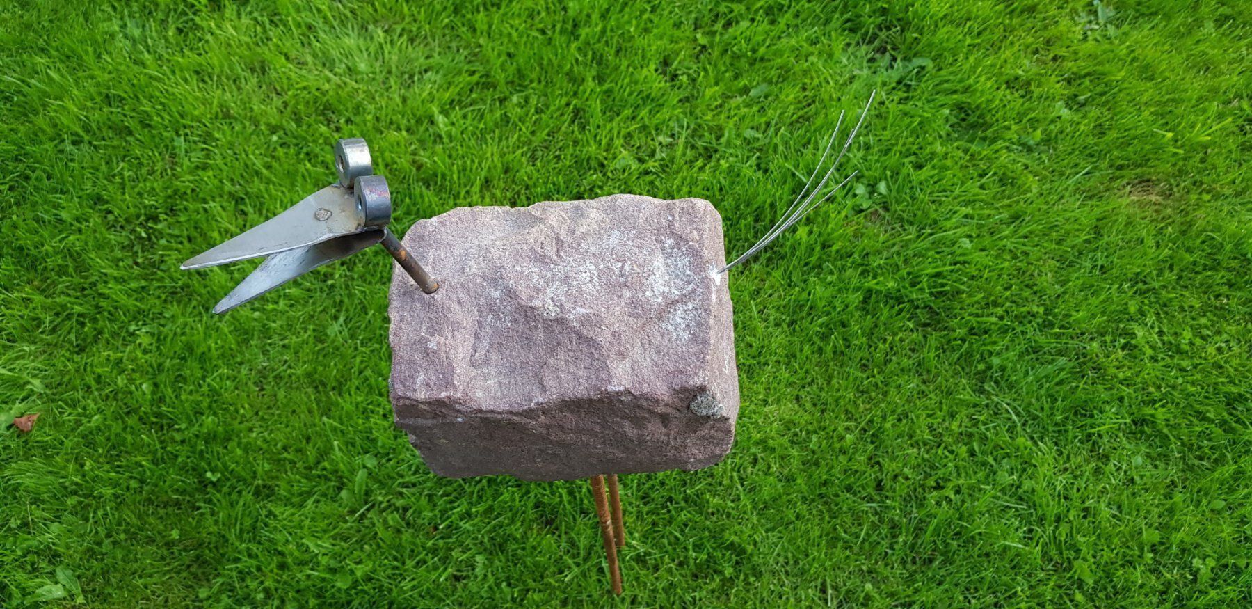 Skulpturen & Statuen: Stein- Metall-Vogel – Gebraucht aus Schaffhausen von beny06 9
