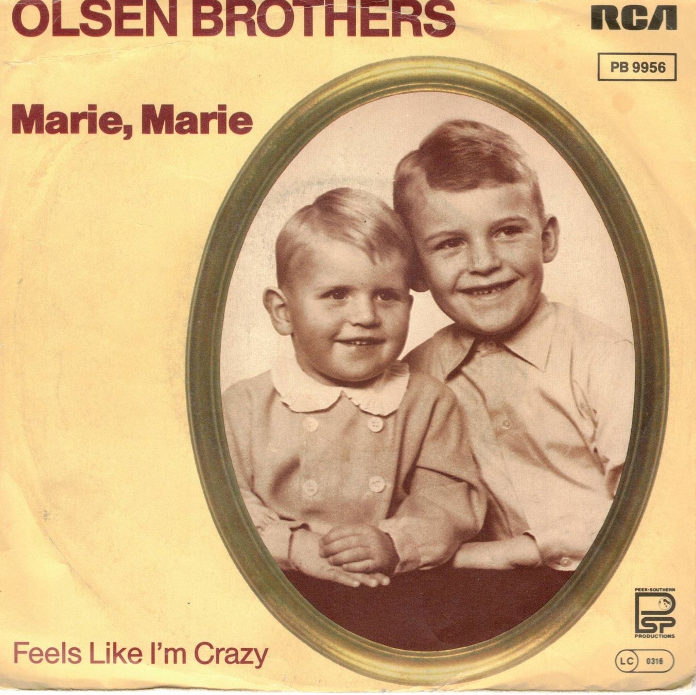 Schallplatten: Single7  Olsen Brothers -- Marie, Marie – Gebraucht aus Rheinau von thealbum