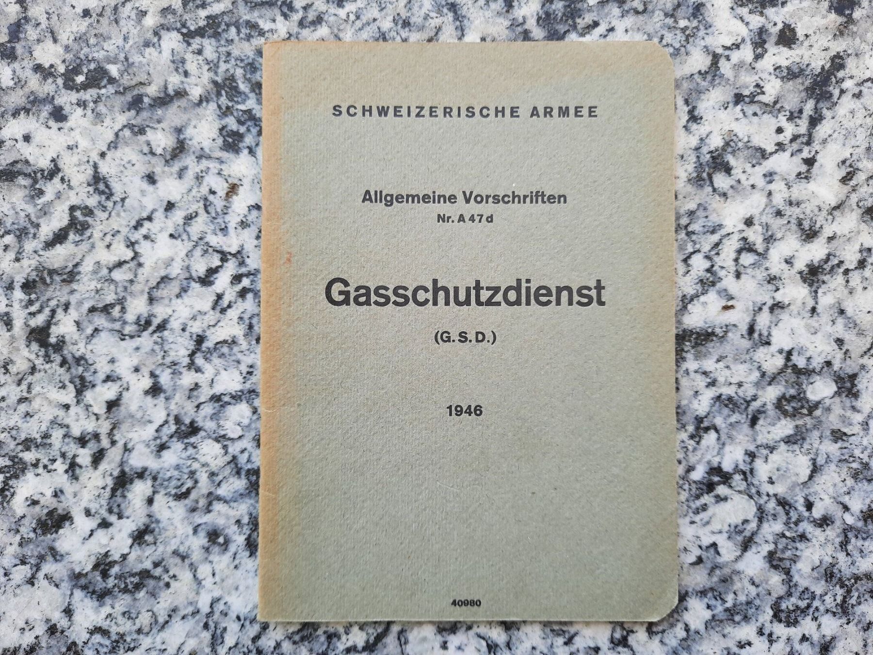 Libri: Gasschutzdienst 1946 – Usato da Ruswil venduto da Sammlergeist