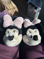 Minnie Mouse Hausschuhe schwarz rosa