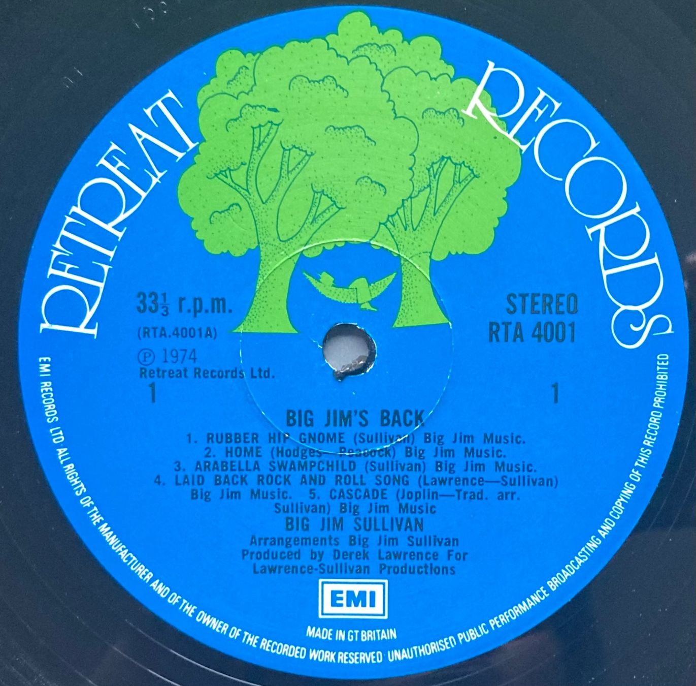 Dischi in vinile: BIG JIM SULLIVAN - BIG JI'MS BACK – Usato da Poliez-Pittet venduto da Newtown-Records 2