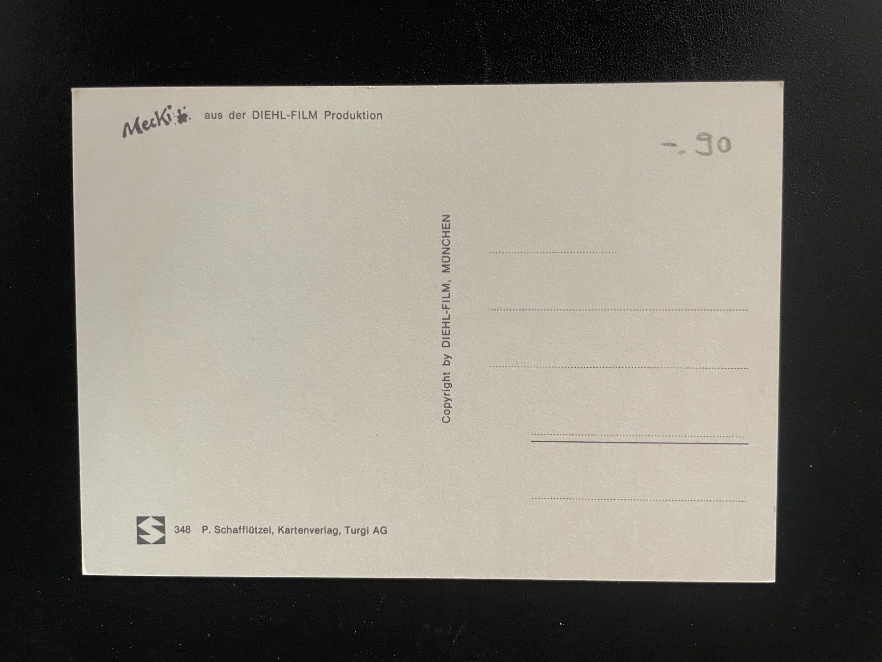 Cartoline postali: AK Mecki - Wir gratulieren - Nr. 348 – Usato da Thal venduto da Danny82 1