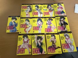 Manga Love Story, Katsu Aki, Band 1-5, 7, 9, 12, 17...