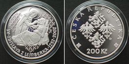 TSCHECHISCHE REP. 200 Korun 2002 Hl. Zdislava v. Lemberk PP