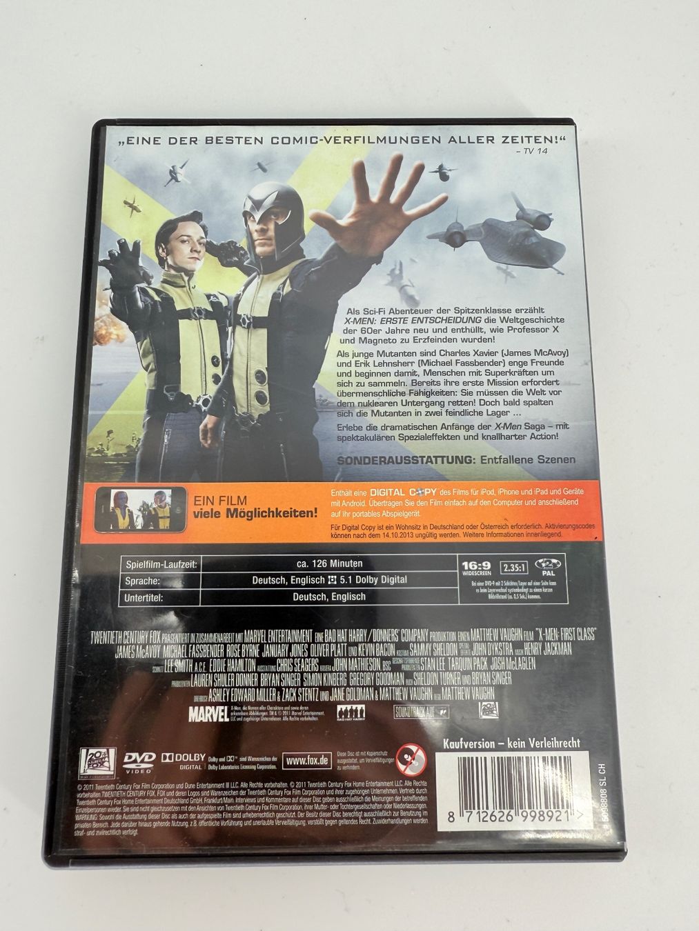 Tutti i DVDs: X-Men: Erste Entscheidung DVD – Usato da Auenstein venduto da moin. 1