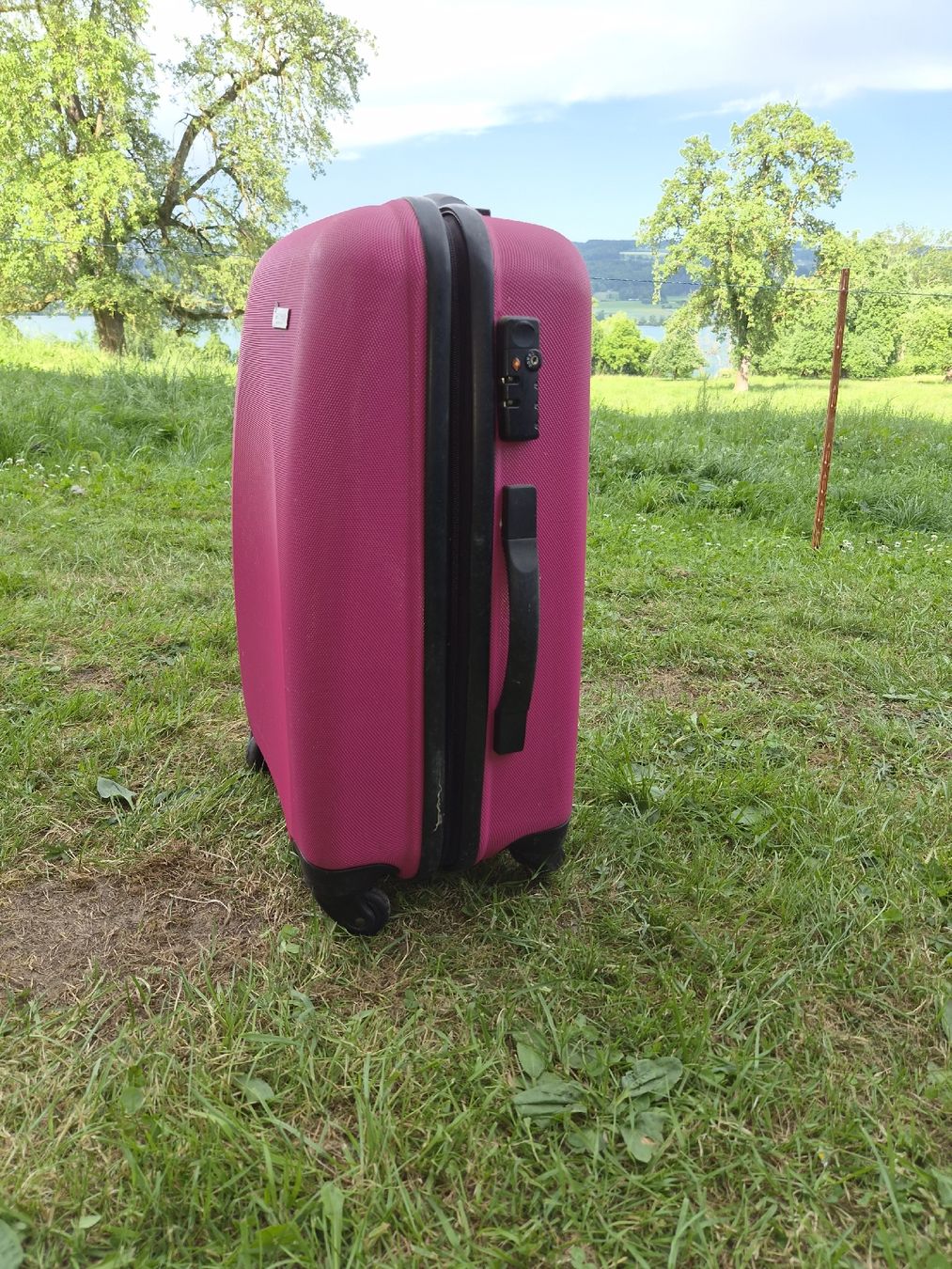 Valigie: Pinker Reisekoffer – Usato da Hochdorf venduto da TT_GARAGE 1