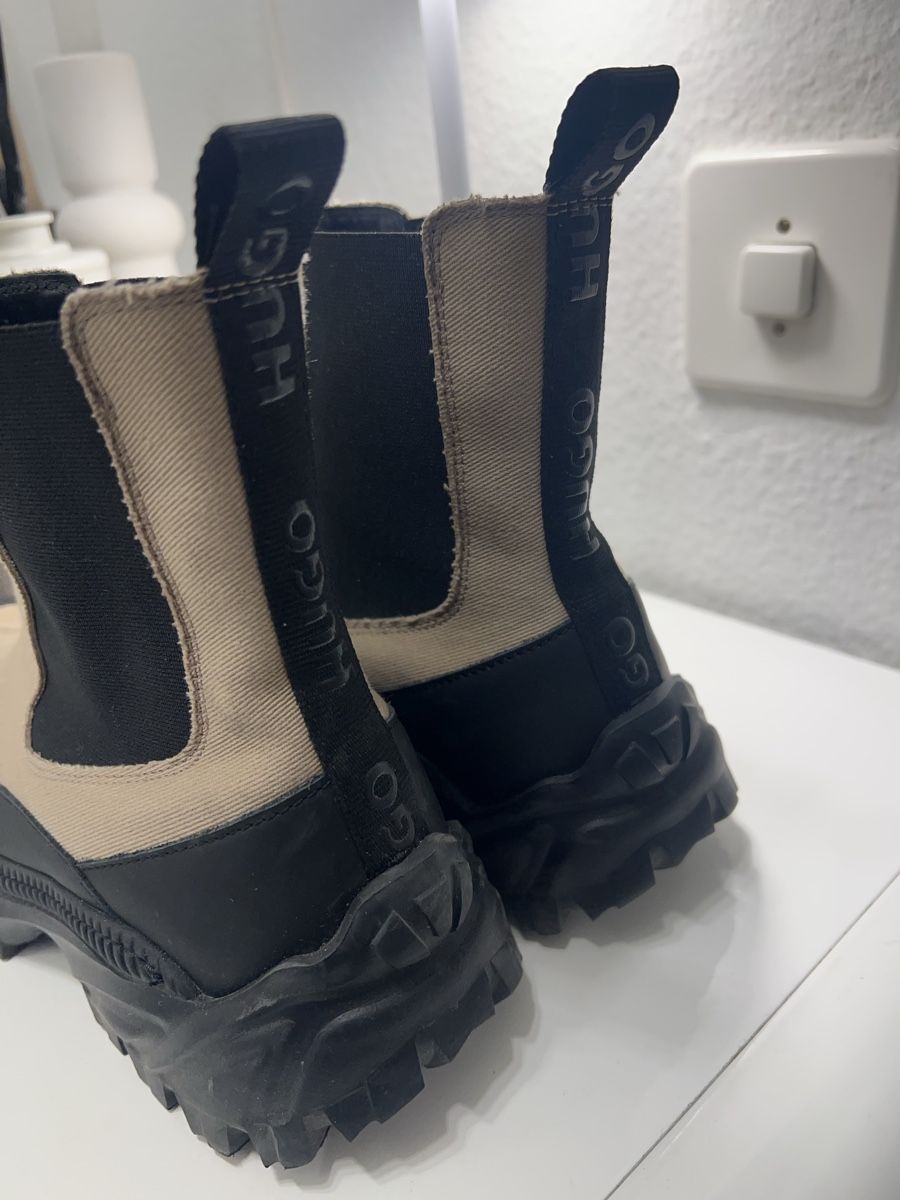 Hugo Boss Scarpe da donna: HUGO BOSS CHUNKY BOOTS GR 38 – Usato da Basel venduto da theo-g77 1