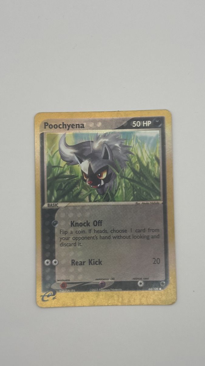 Pokémon Carte collezionabili: Poochyena 64/109 Holo Reverse Ex Ruby & sapphire – Usato da Belprahon venduto da Rob_ain