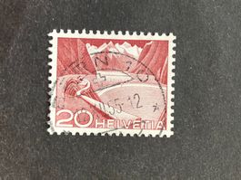 Schweiz 1955 Stausee 20 Vollstempel BERN 10 12.XII.59 12