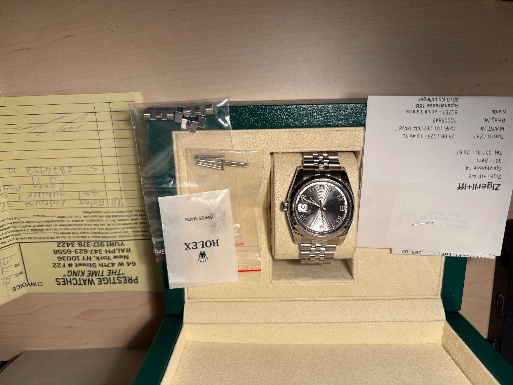 Rolex Uhren: Rolex Datejust 116200 Concentric Dial with hidden clasp – Gebraucht aus Konolfingen von yannick_925