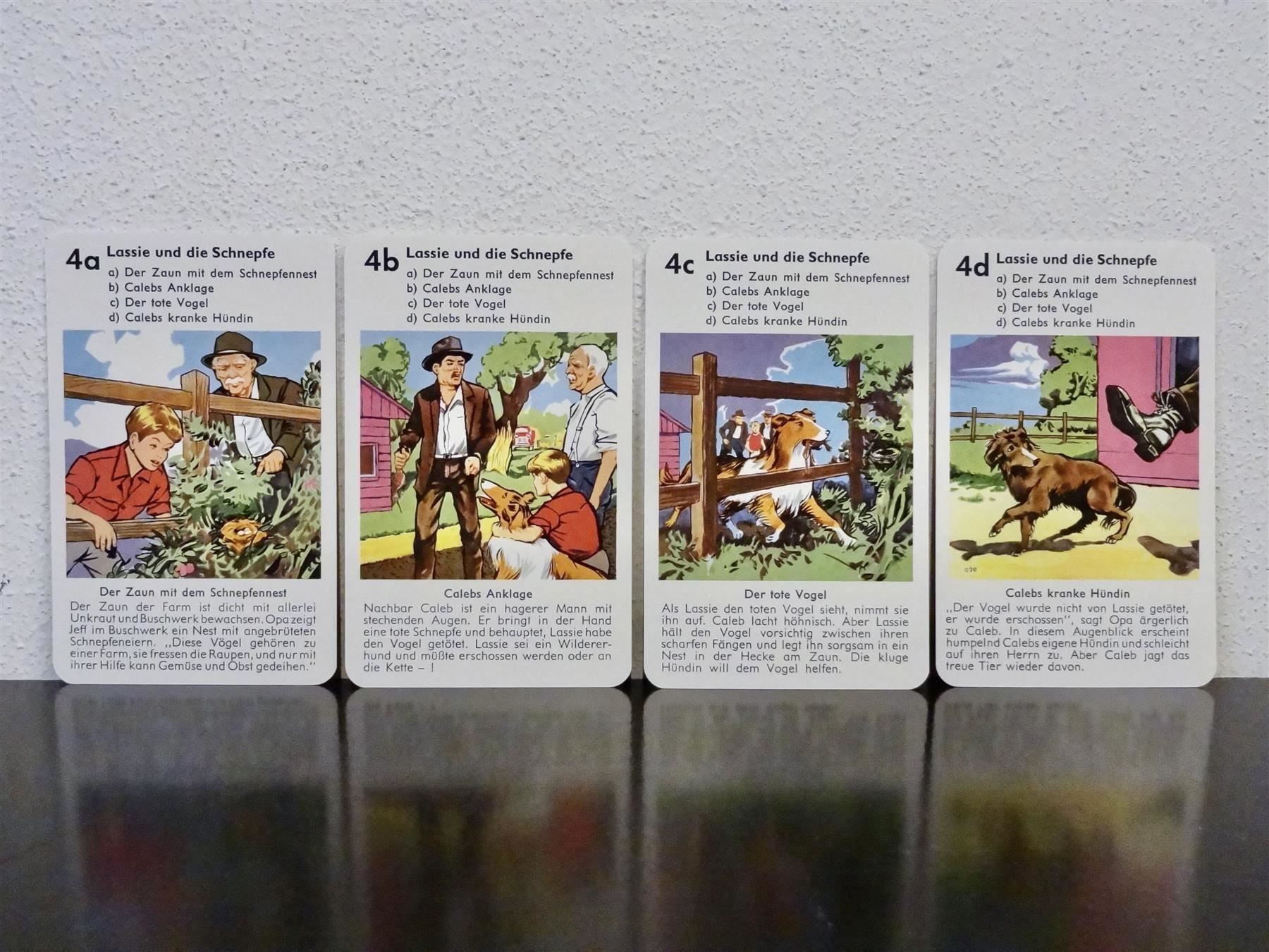 Giochi: schönes altes Quartett LASSIE – Usato da Kerzers venduto da wisaundso 6