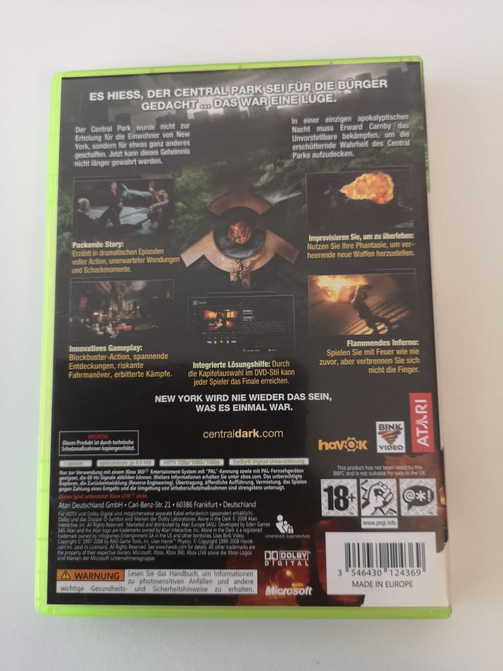 Giochi: Alone in the Dark (XBOX 360) – Usato da Herisau venduto da Seyashop1 2