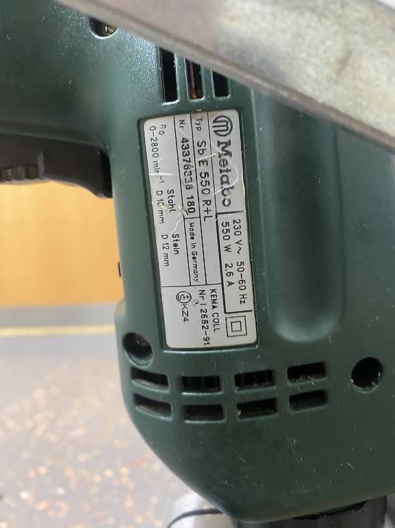 Metabo Trapani: Metabo Bohrmaschine mit Ständer – Usato da Muttenz venduto da Bica3 2