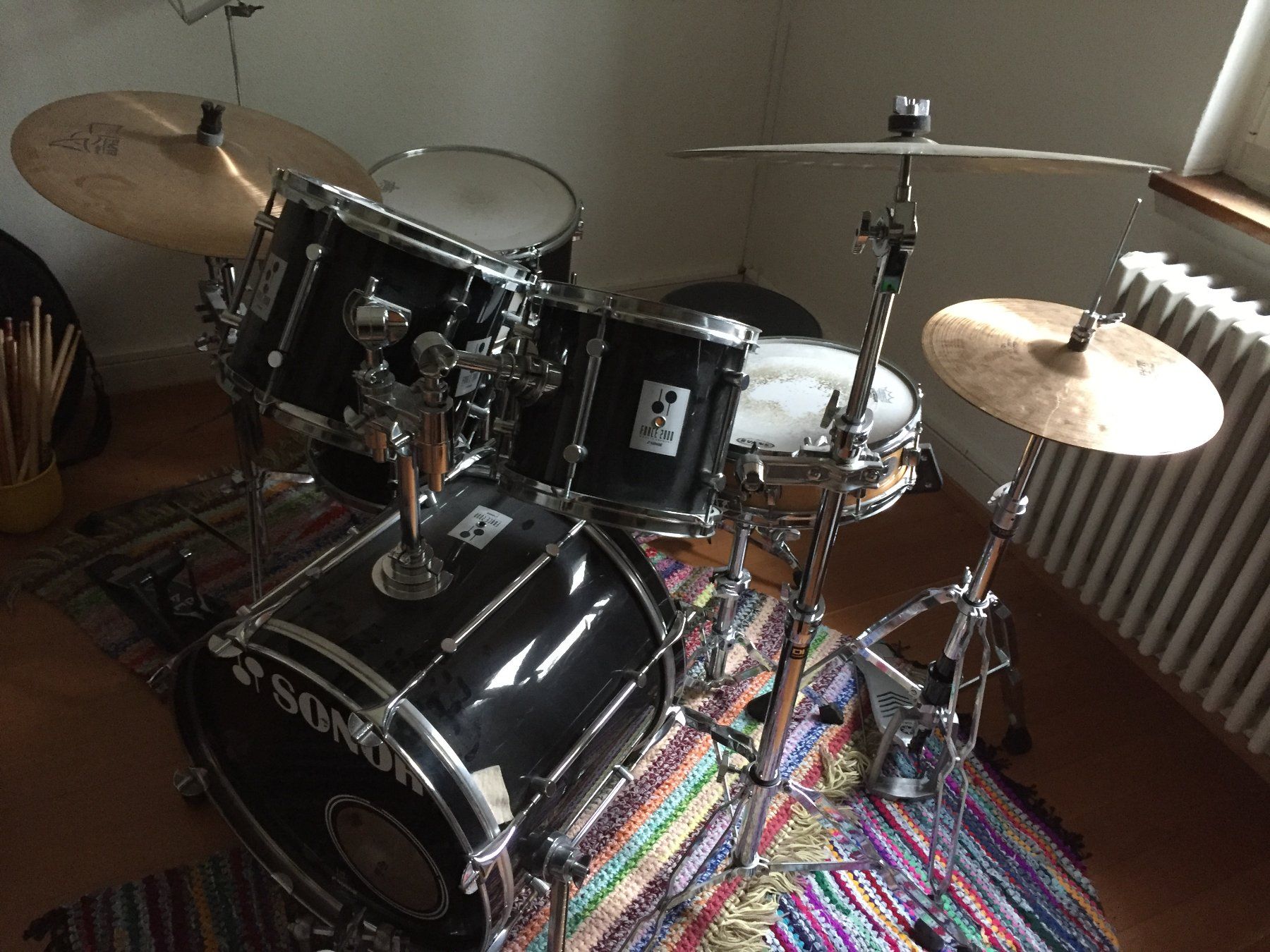 Strumenti musicali: 5 Teiliges Schlagzeug Sonor Force 2000 – Usato da Frauenfeld venduto da Laidbackluke