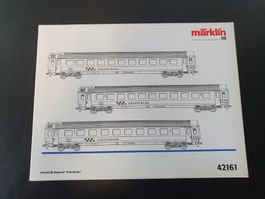 MÄRKLIN: SOB EW IV WAGENSET 42161 NEUWERTIG/OVP