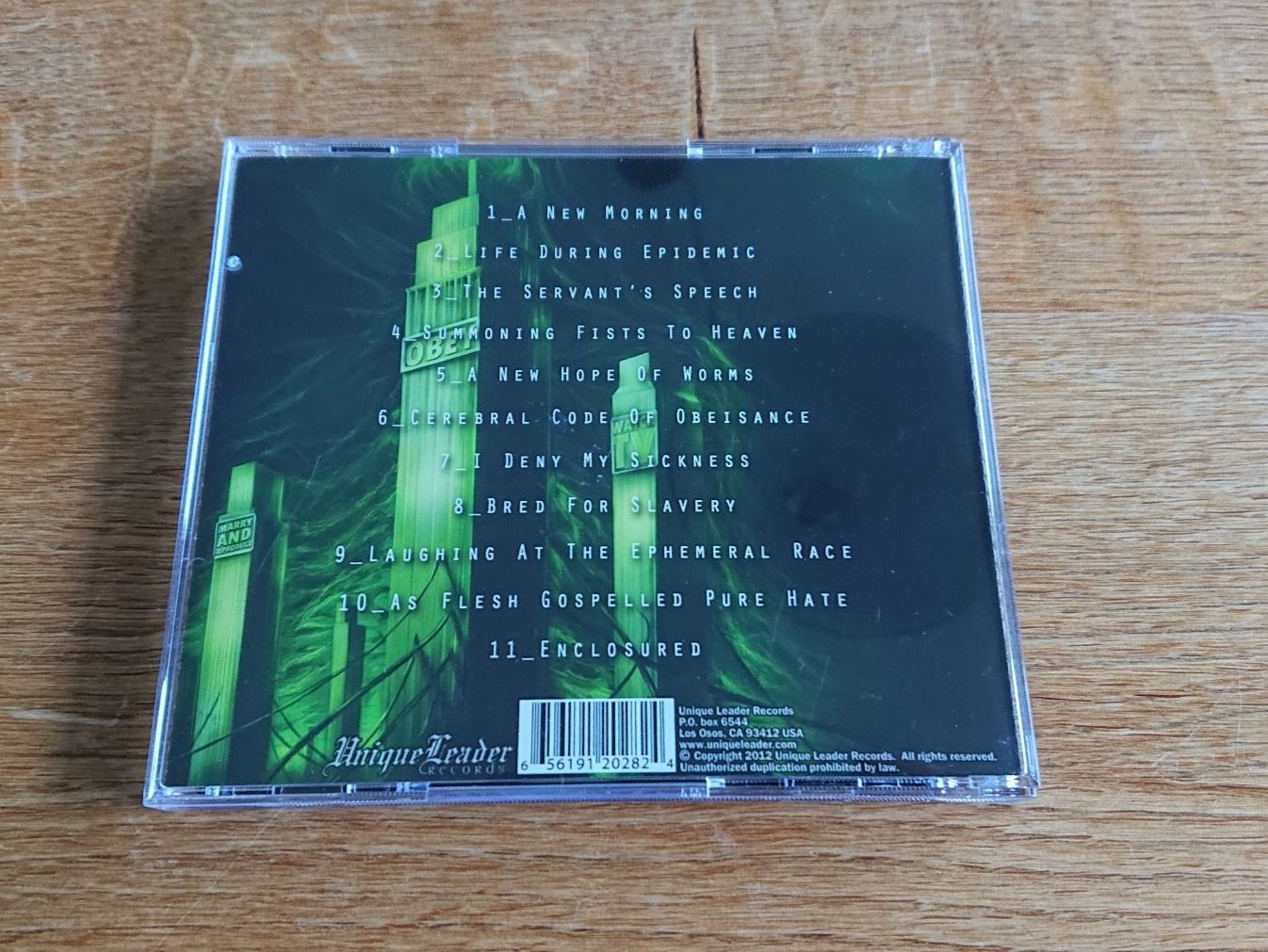 CDs: Hideous Divinity - Obeisance Rising - CD – Gebraucht aus Bönigen von  2