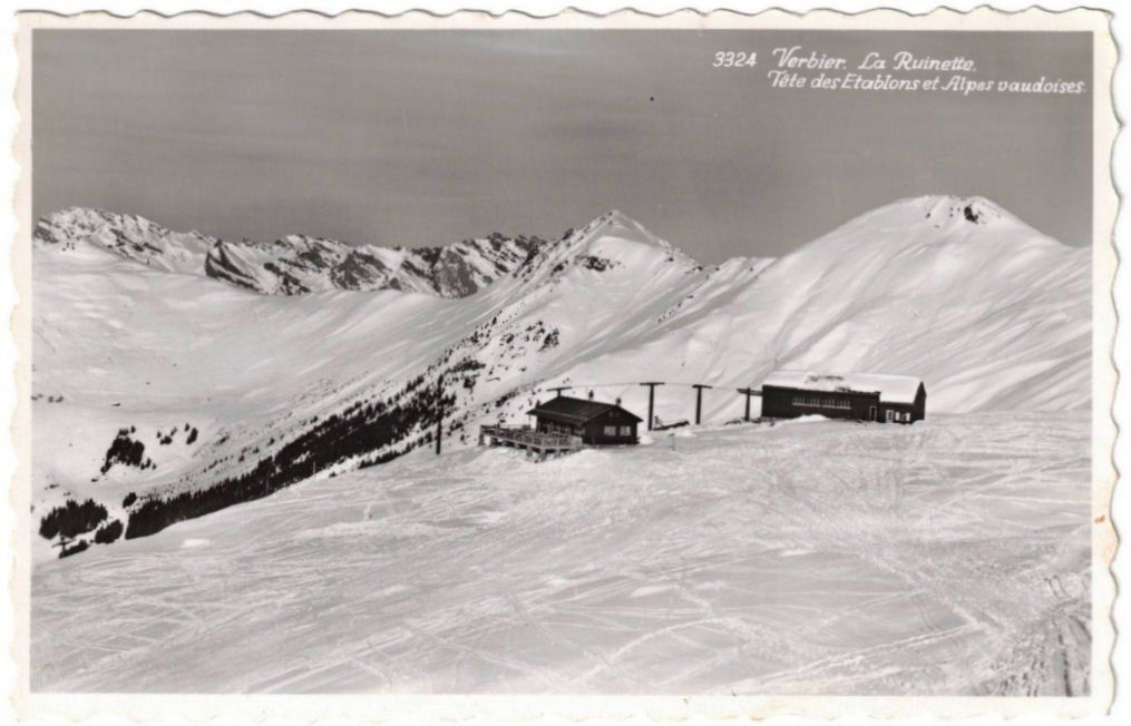 Cartoline postali: Verbier - Sessellift Ruinettes – Usato da Binningen venduto da Mountainrider