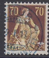 1917 Zumstein Nummer 114, gestempelt Kreispostkanzlei Chur