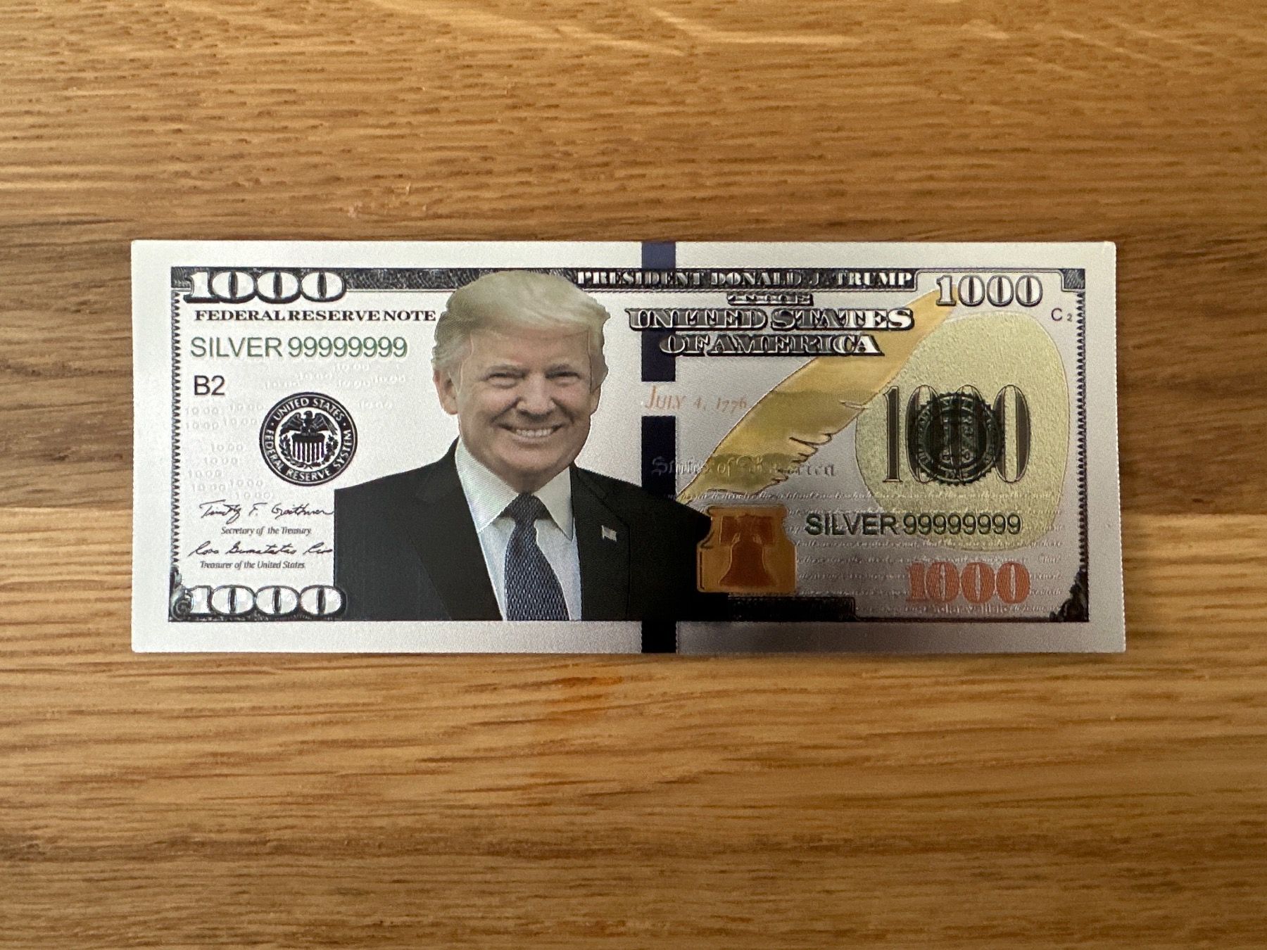 Billets de banque: Donald Trump Sammler-Banknote – Neuf avec emballage d'origine à Thun par tulu_1995