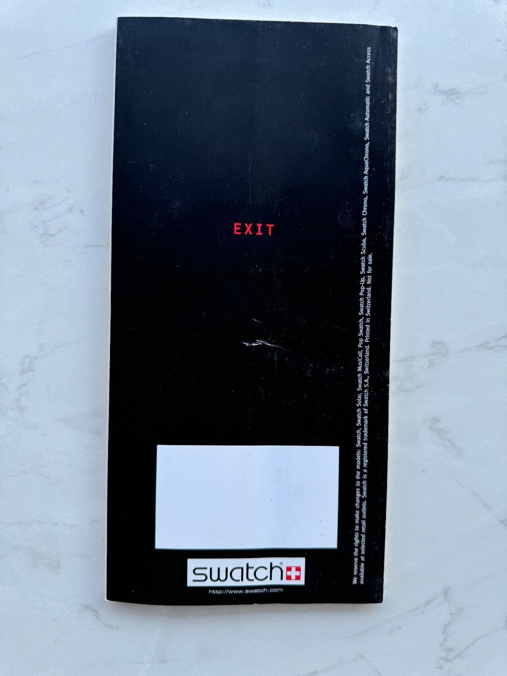 Swatch Documenti: Swatch Katalog 1998 Fall /Winter Collection  1998 – Nuovo (secondo la descrizione) da Schaffhausen venduto da vasco016 1