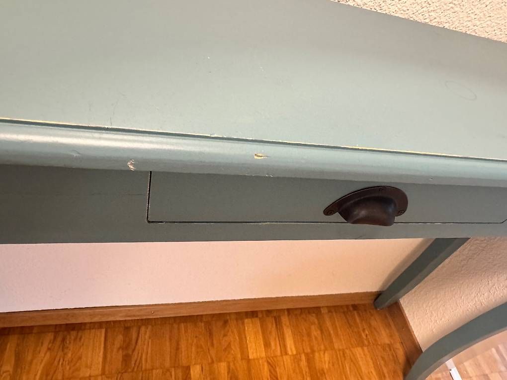 Tische: Konsolentisch / hellblau – Gebraucht aus Stäfa von Brik233 1