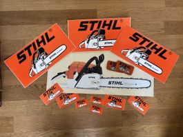 Stihl Aufkleber Aufnäher Kettensäge