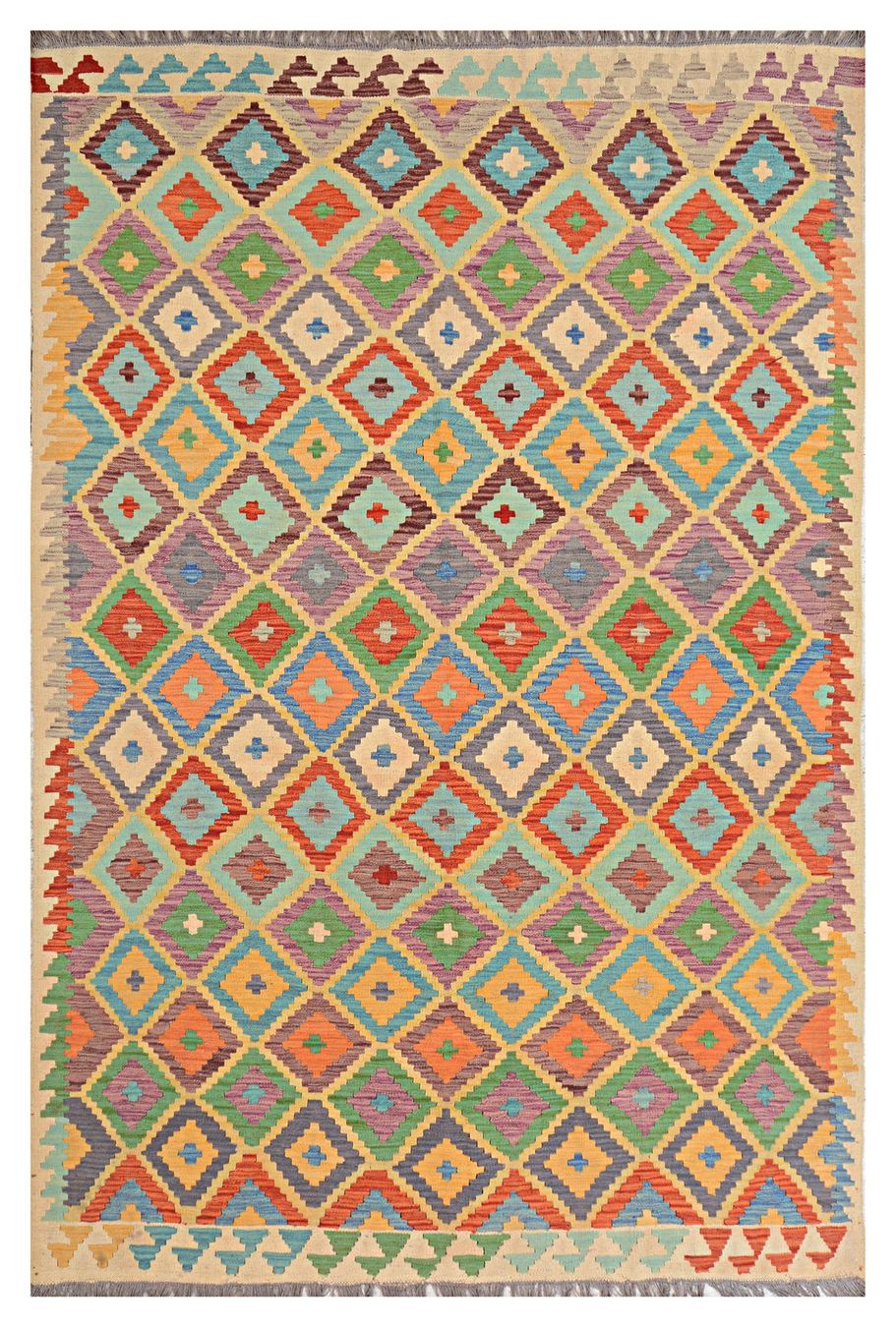 Kelim Tappeti: Oriente Kelim Teppich 200x300 cm – Nuovo e nell'imballaggio originale da Lahore venduto da Fairways79 7