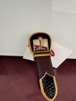 BALLY ARMBAND HUFEISENFÖRMIGER SCHLIESSE braun Einstellbar