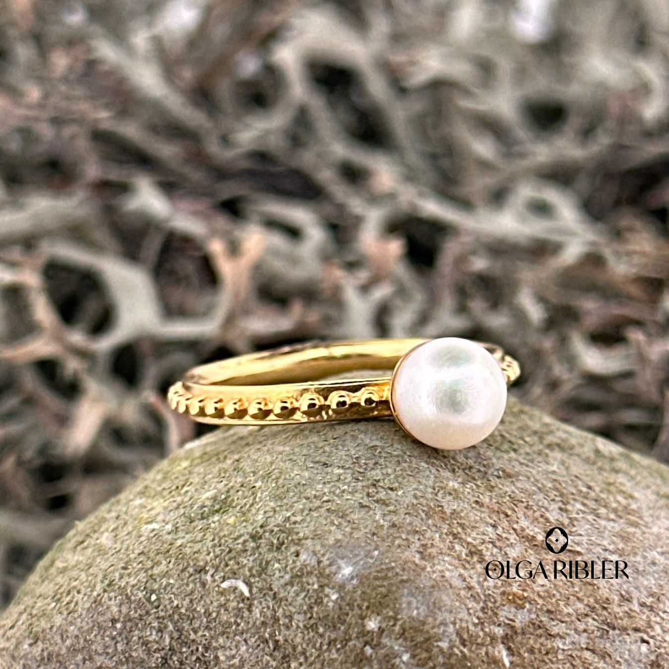 Olga Ribler Anelli: Feiner Silber Ring 925 mit Perle Grösse 56 – Nuovo (secondo la descrizione) da Luzern venduto da Schmuckoutlet 3