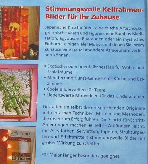 Libri: Das grosse Buch der Keilrahmen – Usato da Schlatt TG venduto da kreativ-atelier 1