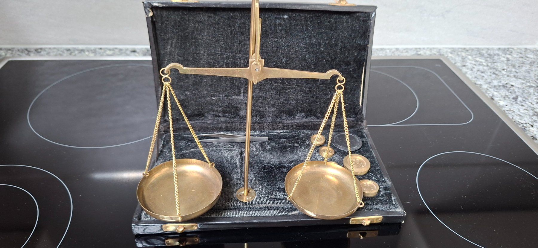 Bilance e pesi: Goldwaage in Box – Usato da Möhlin venduto da teddybaer8 9