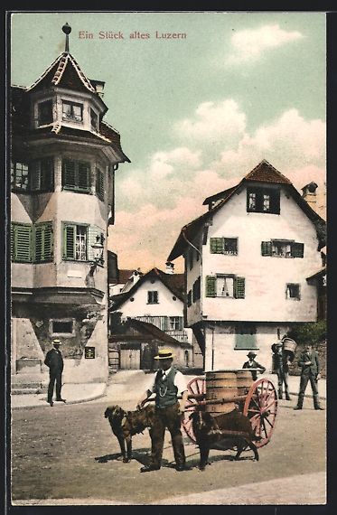 Cartes postales: AK Luzern, Ortspartie – D'occasion à Berlin par bartko-reher