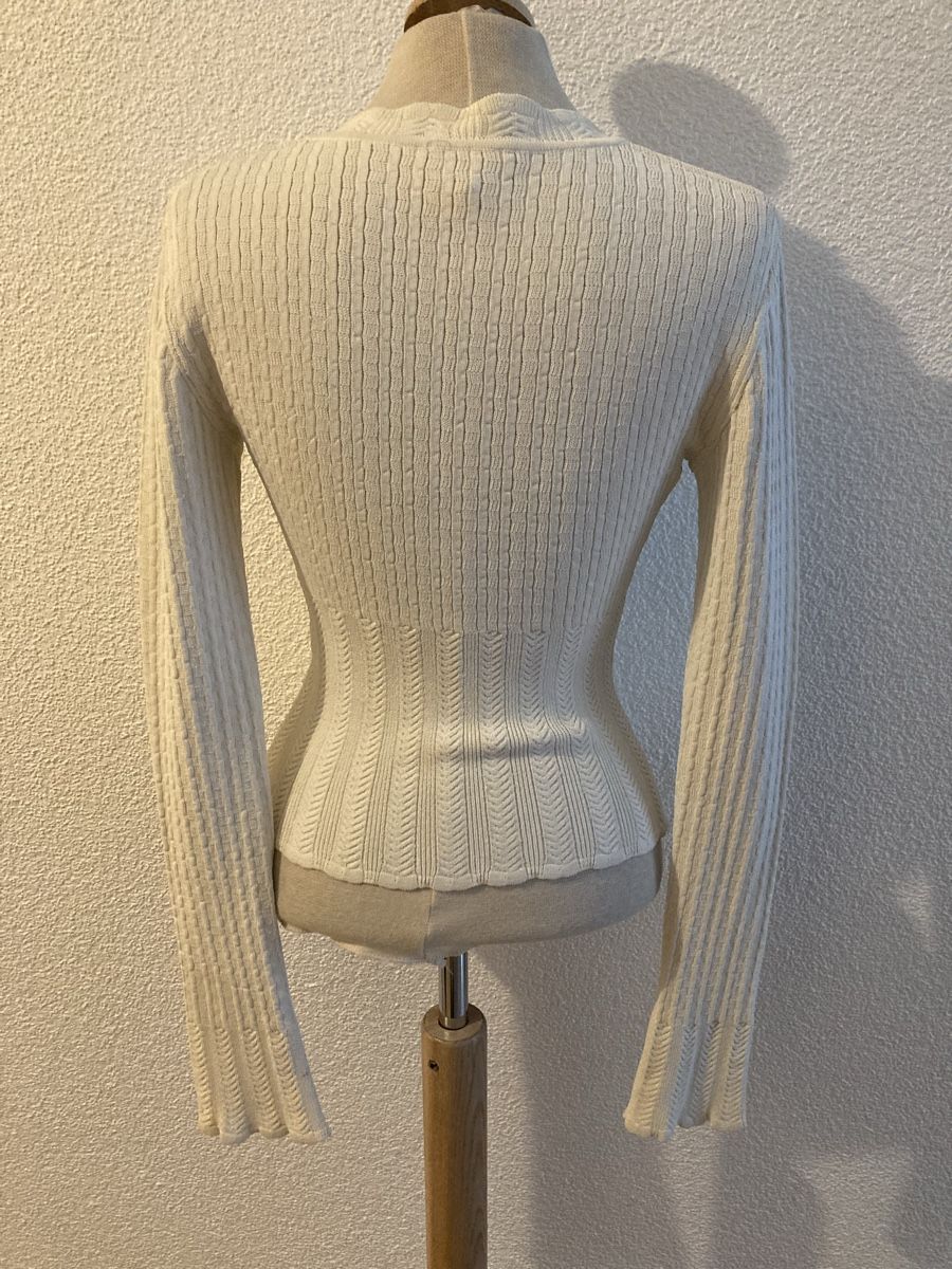 Alaia : Azzedine Alaia Vintage Strick Pullover weiss weiss 36 S – Usato da Winterthur venduto da Jolie-Joli 7