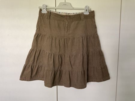 TRF CO' - Stufenrock - Sommerjupe, beige - Gr. 38