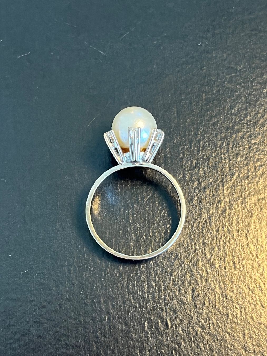 Anelli: Goldring 750 mit Brillanten und Perle – Usato da Ossingen venduto da Silver-collector 2