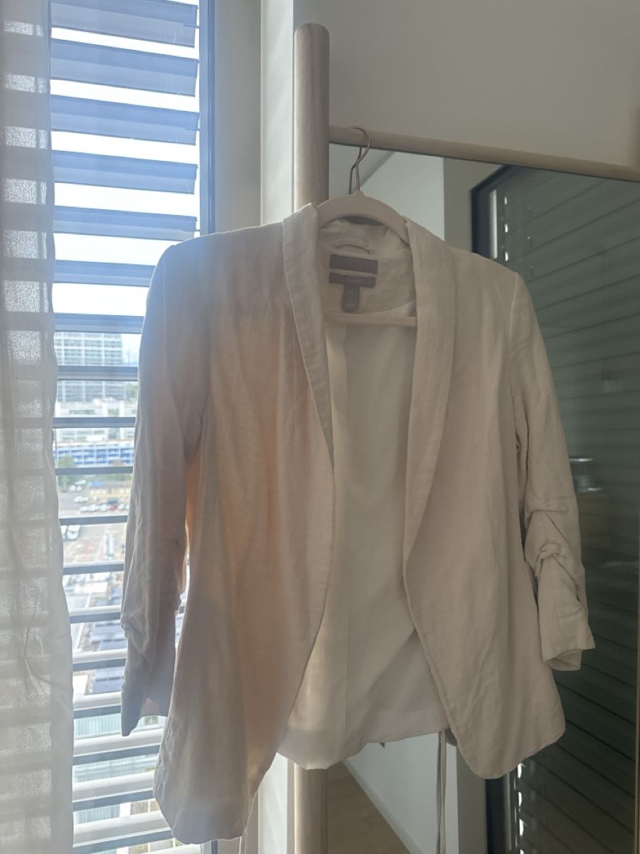 H&M Giacche: Blazer beige linen H&M – Usato da Zürich venduto da Sefora_sp 1