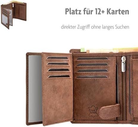 Portafogli: Ledergeldbörse echtem Büffelleder Grosse Grosses Herren – Nuovo e nell'imballaggio originale da Hundwil venduto da Pakethase 2