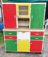 Küchenbuffet Vintage mehrfarbig gebrauchter Zustand