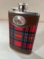 Flachmann aus Schottland - Tartan, Stainless Steel