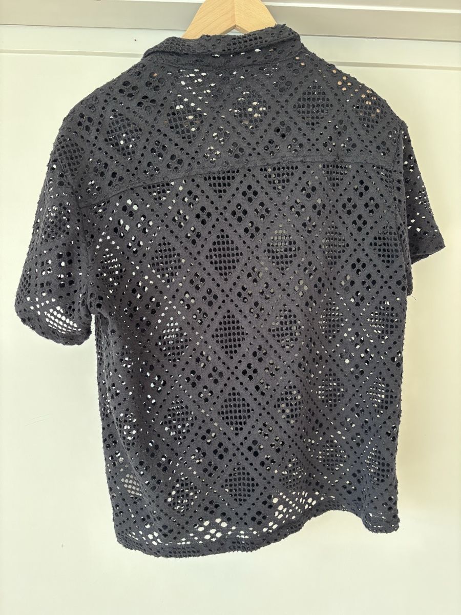 Hemden: Men's Crochet Shirt - Size S - Black – Neu (gemäss Beschreibung) aus Zürich von Grothschild 4