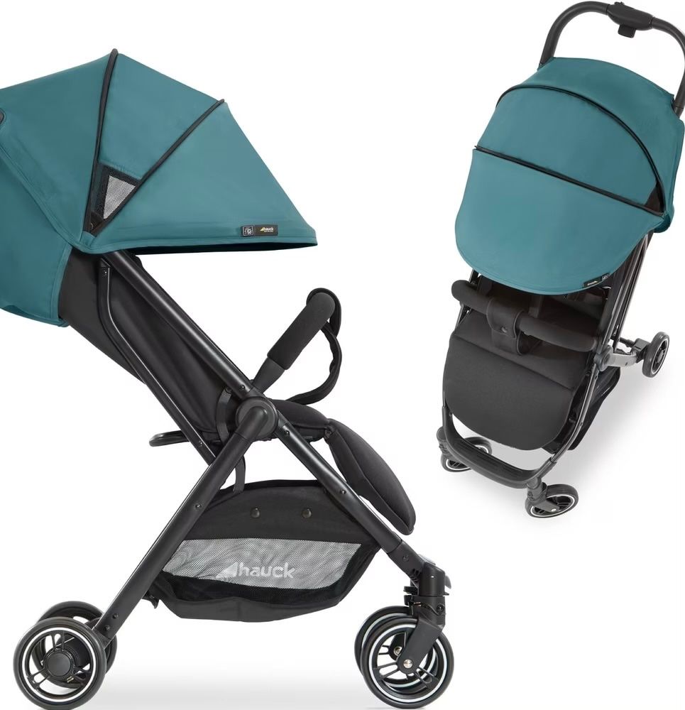 Hauck Carrozzine: Hauk Swift X Sonnenverdeck Petrol – Nuovo e nell'imballaggio originale da Basel venduto da Seifehuesli 9