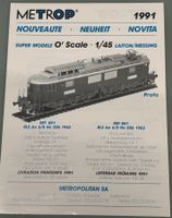 1991 METROP Suisse Scale O
