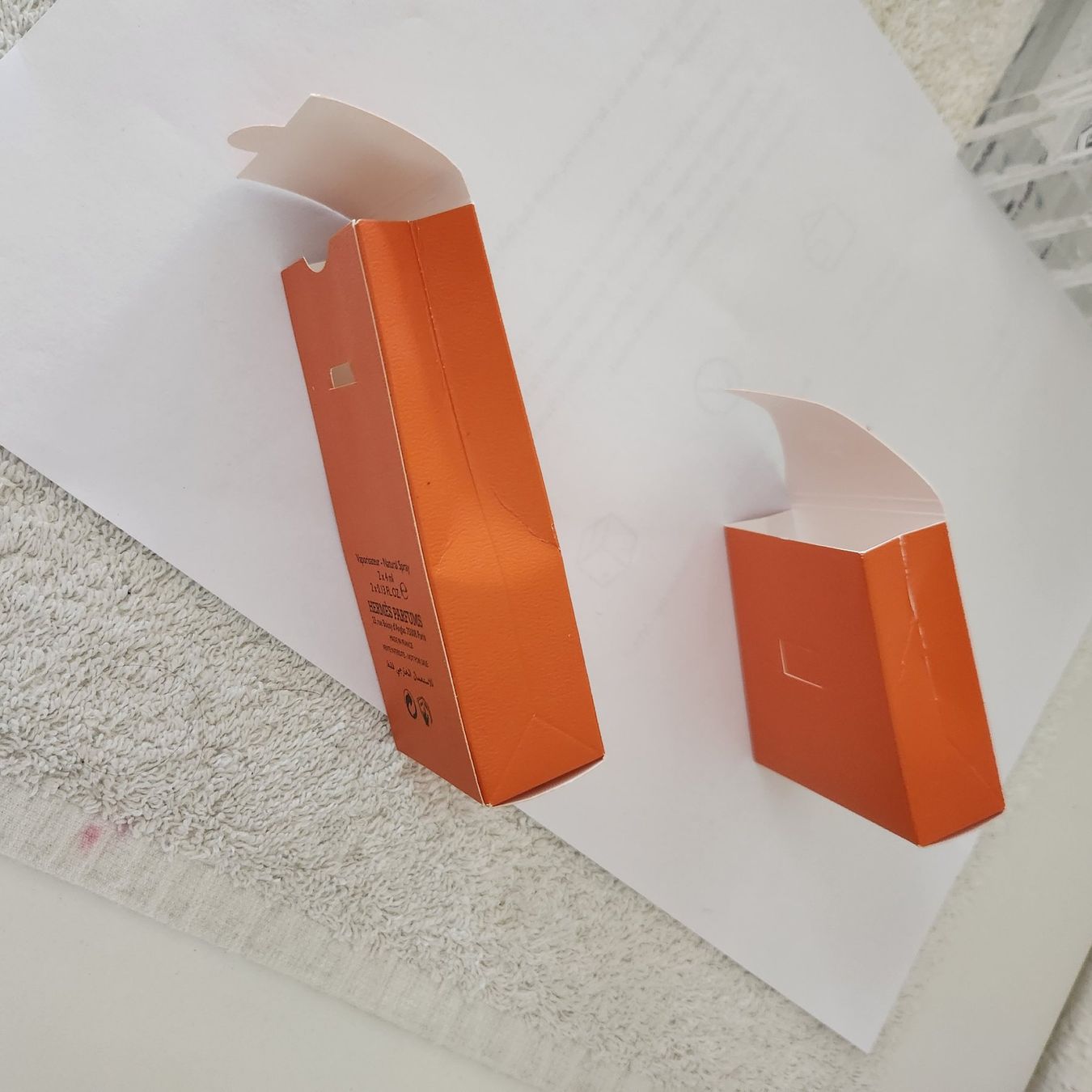 Behälter & Ähnliches: 2 kleine leere Hermes Karton Box Böxli – Neu (gemäss Beschreibung) aus Unterägeri von ani_pn8n 3