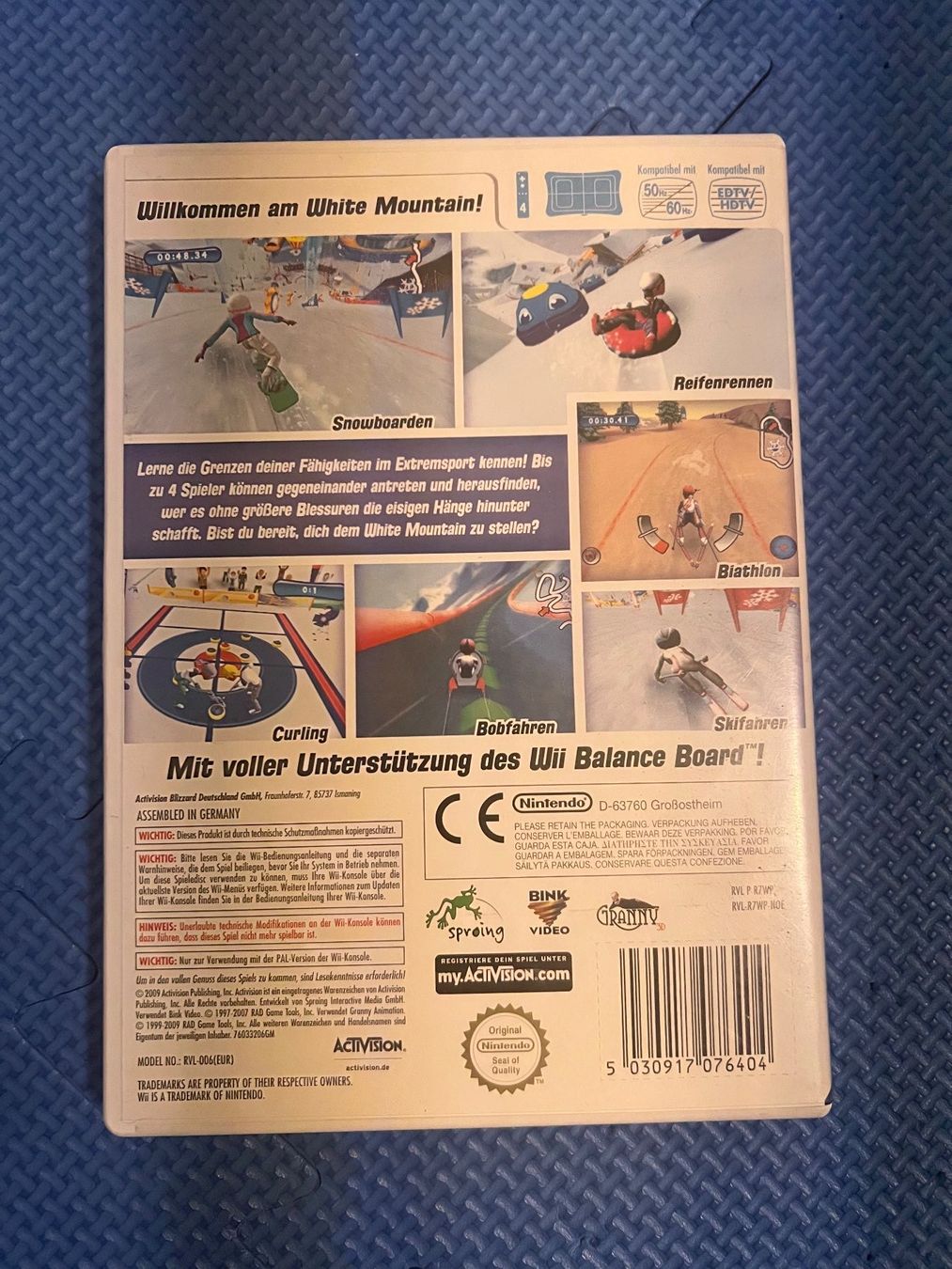 Nintendo Spiele: Wii Spiel - Mountain Sports – Gebraucht aus Gossau SG von schlitzerdemon 2