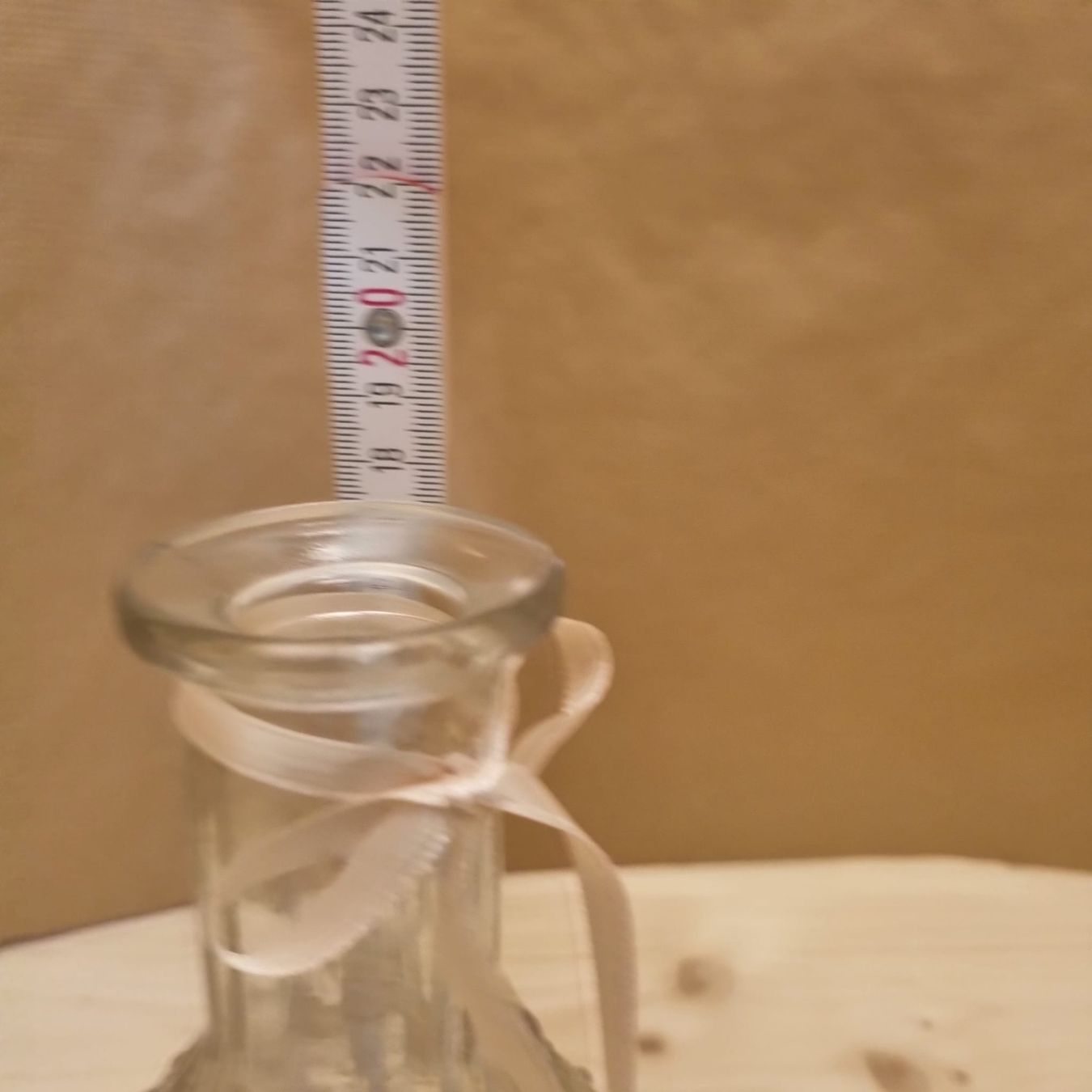 Vasi & Recipienti: Vintagestyle Glasvase mit Muster und Schleife – Usato da Luzern venduto da kon_j7zt 2