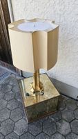 Stehlampe Leuchte Tischlampe Vintage Lampe Glastisch Möbel 